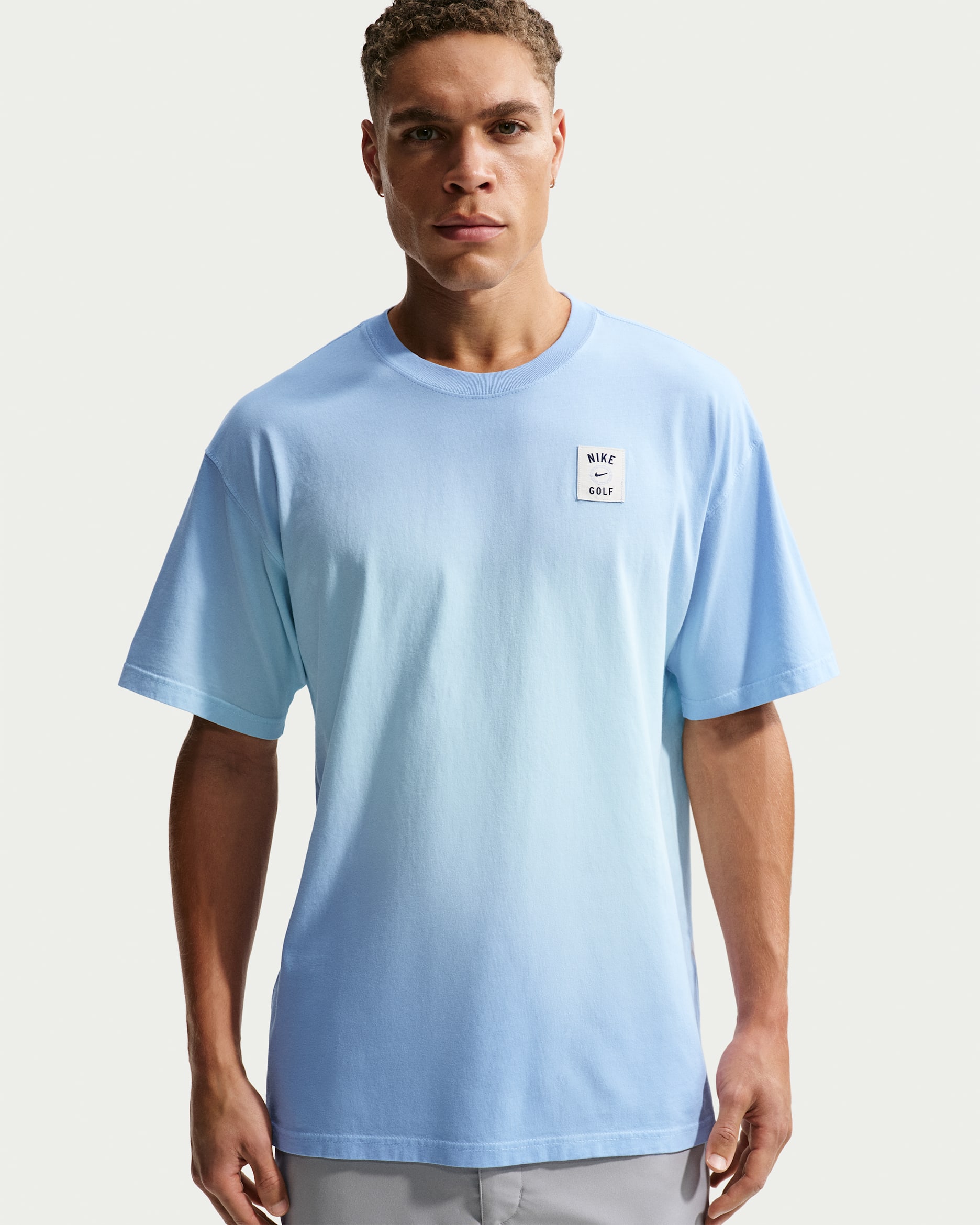 ★風車、ゴツNIKETシャツ ライトブルー HanesボディM★ Nike Men's Golf T-Shirt. Nike.com